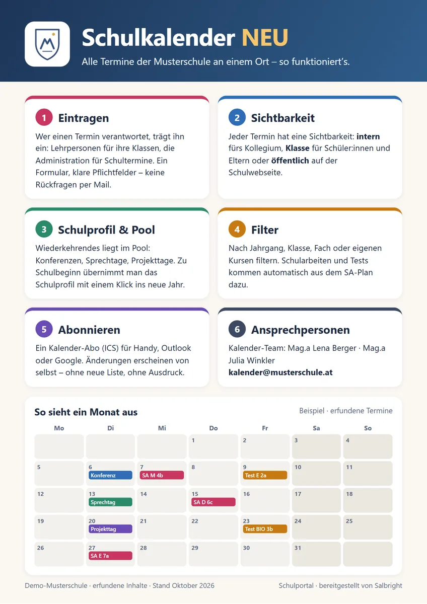Infografik Schulkalender NEU